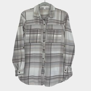 Full Tilt Plaid Button Down Flannel Shirt